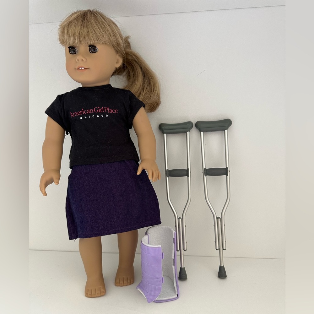 American Girl Doll Crutches and Cast